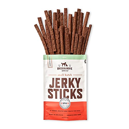 Rocco & Roxie - Jerky Dog Treats Made in USA – Puppy Supplies - Healthy Treats for Potty Training...