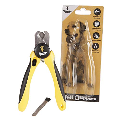 Thunderpaws Professional-Grade Nail Clippers for Dogs Nail Trimmer for Dogs with Safety Guard and...