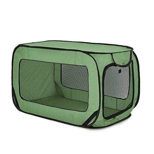 Love's cabin 36in Portable Large Dog Bed - Pop Up Dog Kennel, Indoor Outdoor Crate for Pets,...