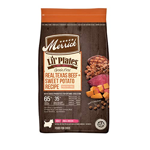 Merrick Lil Plates Grain Free Small Breed Recipe, 12-Pound, Beef