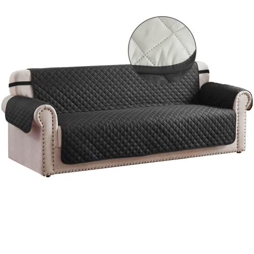RHF Reversible Sofa Cover, Couch Covers for Dogs, Couch Covers for 3 Cushion Couch, Couch Covers for...