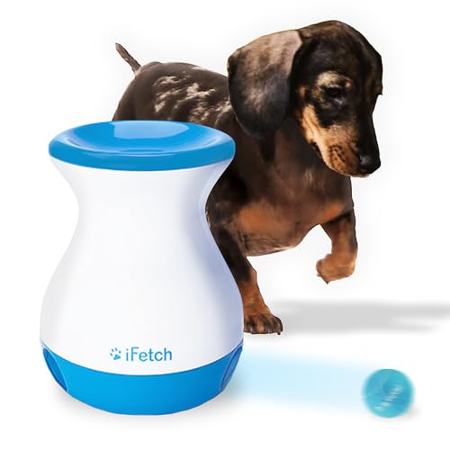 iFetch Frenzy Fetch Toy for Dogs - Non-Electronic Brain Teaser for Small Dogs; uses Mini Tennis...