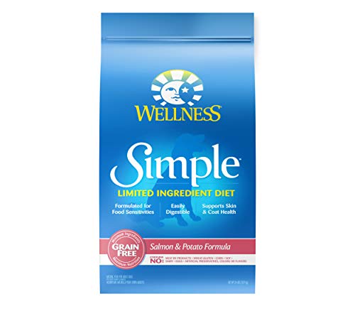 Wellness Natural Pet Food Wellness Simple Natural Grain Free Limited Ingredient Dry Dog Food, Salmon...