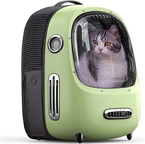 PETKIT Pet Backpack Carrier for Cats and Puppies, Ventilated Carrier with Inbuilt Fan & Light,...