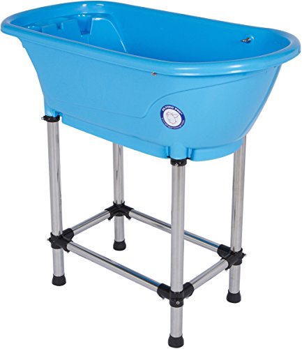 Flying Pig™ Pet Dog Cat Portable Bath Tub (Blue, 37.5'x19.5'x35.5')