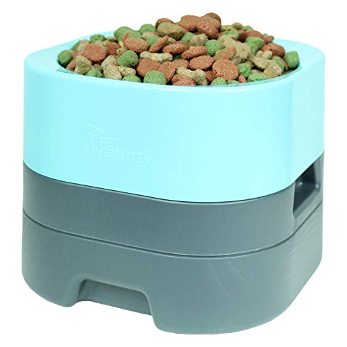 PET WEIGHTER Elevated Dog Bowls, Raised Dog Food Bowls for Large Dogs, Heavy Feeding Station Food &...