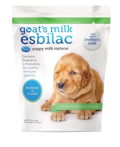 PetAg Esbilac Goat's Milk Powder Puppy Milk Replacer - Milk Formula for Puppies with Sensitive...