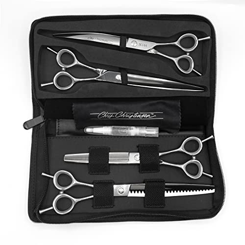 Chris Christensen Classic Series Grooming Shears, Full Set of Shears With Case, Groom Like a...