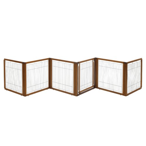 Richell 3-in-1 Convertible Elite Pet Gate, 6-Panel