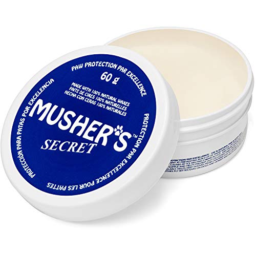 Musher's Secret Dog Paw Wax 60 g (2.1 oz) - Moisturizing Dog Paw Balm that Creates an Invisible...