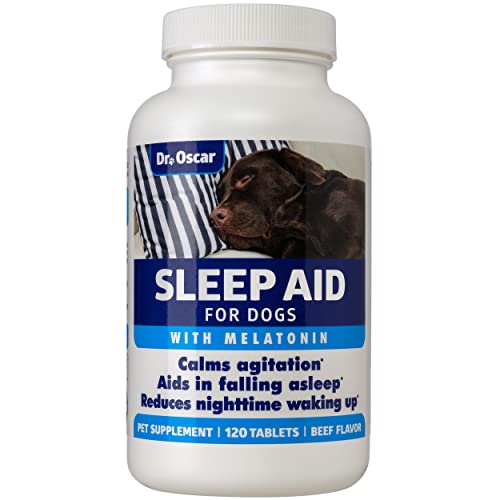 Dog Sleep Aid for Dogs, Better Than Melatonin for Dogs or Calming Chews for Dog Sleep, Best Dog...