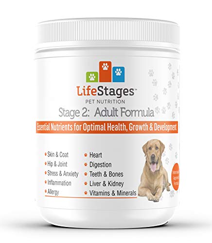 LifeStages Stage 2: Multivitamin Adult Formula for Dogs | All-in-One Support of Weight Management,...
