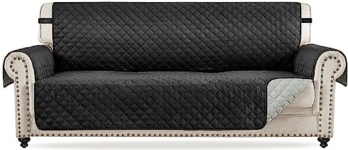 RHF Reversible Sofa Cover, Couch Covers for Dogs, Couch Covers for 3 Cushion Couch, Couch Covers for...