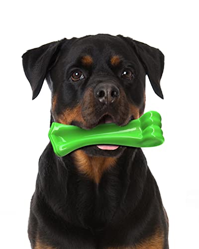 Oneisall Durable Dog Chew Toys Bone Chew Toy For Aggressive Chewers— Indestructible Puppy Toys For...