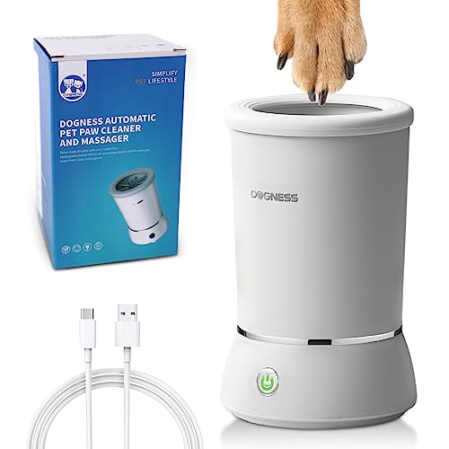 DOGNESS Automatic Dog Paw Cleaner, Dog Paw Washer For Small and Medium-sized Dog, Paw Cleaner For...