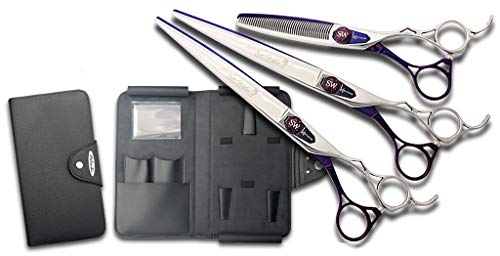 Kenchii Sue Watson Signature Series Dog Grooming Shears for Professional Groomers (3 Shear Set)
