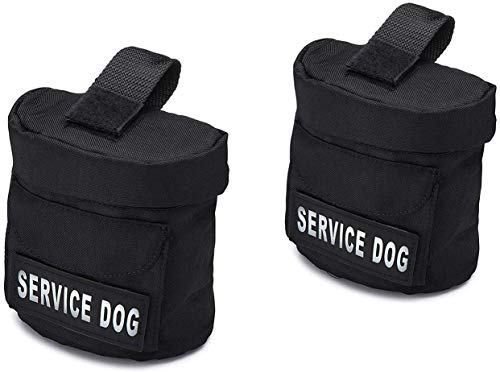 Industrial Puppy Service Dog Vest Harness Saddle Bags with Service Dog Patches - SD Backpack with...