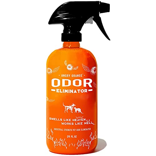 ANGRY ORANGE Pet Odor Eliminator for Strong Odor - Citrus Deodorizer for Strong Dog Urine or Cat Pee...