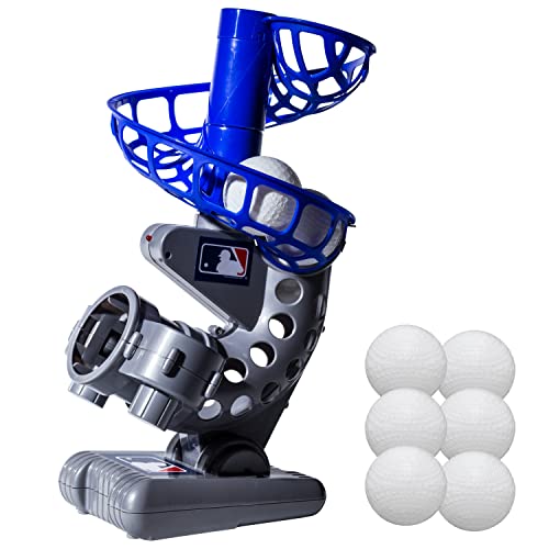Franklin Sports MLB Kids Electronic Baseball Pitching Machine - Automatic Youth Pitching Machine...