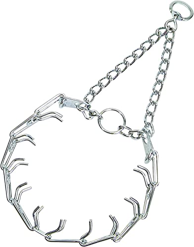 Herm Sprenger Ultra-Plus Prong Dog Training Collar, Chrome, 3.25 mm x 20' Neck Size; 22' Chain...