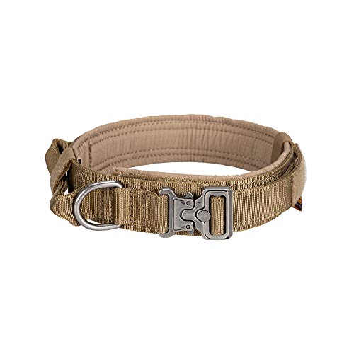 EXCELLENT ELITE SPANKER Tactical Dog Collar Nylon Adjustable K9 Collar Military Dog Collar Heavy...