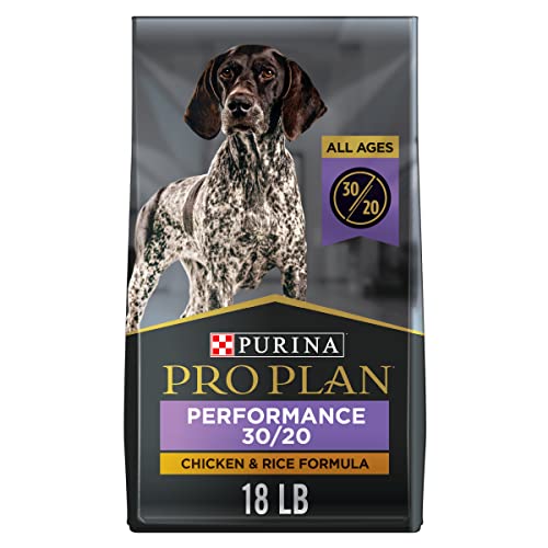 Purina Pro Plan High Calorie, High Protein Dry Dog Food, 30/20 Chicken & Rice Formula - 18 lb. Bag