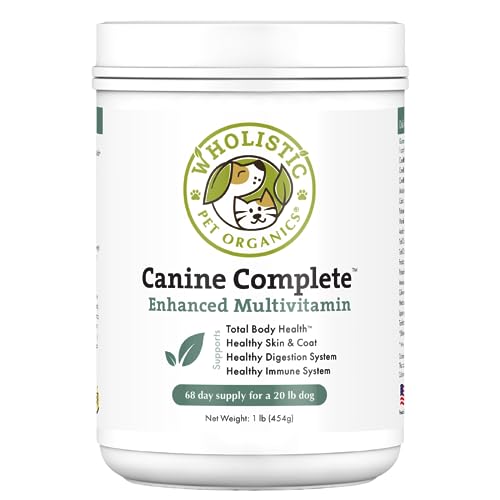 Wholistic Pet Organics Canine Complete: Multivitamin for Dogs Organic Homemade Dog Food Supplement...
