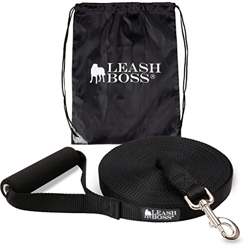Leashboss Extra Long Dog Leash - Long Lead Leash for Dog Training - Recall Leash for Dogs Outside 50...