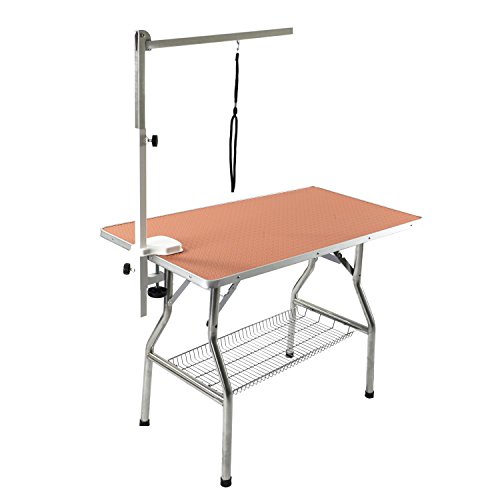 Flying Pig Large Size Super Durable Heavy Duty Dog Pet Foldable Grooming Table (44' x 24') (44' L x...