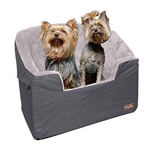 K&H Pet Products Bucket Booster Dog Car Seat with Dog Seat Belt for Car, Washable Small Dog Car...
