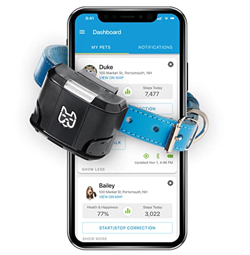 Wagz® Freedom Smart Dog Collar™, Shock-Free Wireless Pet Containment and Wellness System with...
