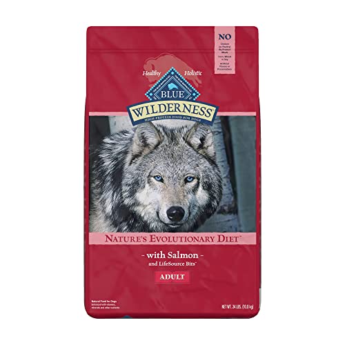 Blue Buffalo Wilderness High Protein, Natural Adult Dry Dog Food, Salmon 24-lb