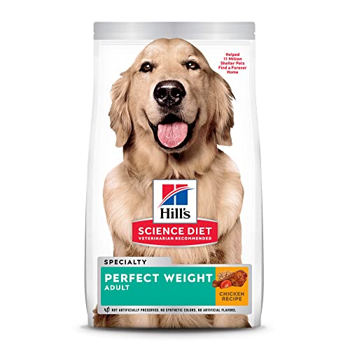 Hill's Science Diet Dry Dog Food, Adult, Perfect Weight for Healthy Weight & Weight Management,...