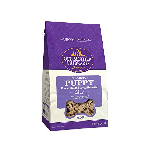 Old Mother Hubbard Classic Puppy Biscuits Baked Dog Treats, Mini, 20 Ounce Bag