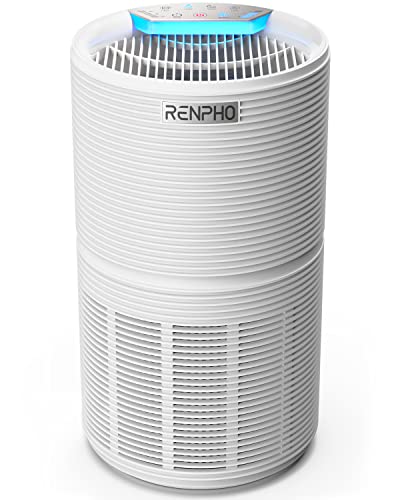 RENPHO Large Room Air Purifiers for Home, HEPA Filter Air Purifiers with 24dB Quiet 5-Stage...