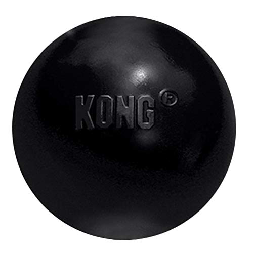 KONG - Extreme Ball - Durable Rubber Dog Toy for Power Chewers, Black - for Small Dogs