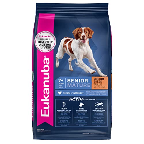 Eukanuba Senior Medium Breed Dry Dog Food, 30 lb
