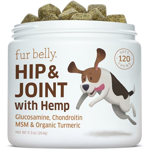 Glucosamine for Dogs - Hip and Joint Supplement Dogs - Glucosamine Chondroitin for Dogs with MSM,...