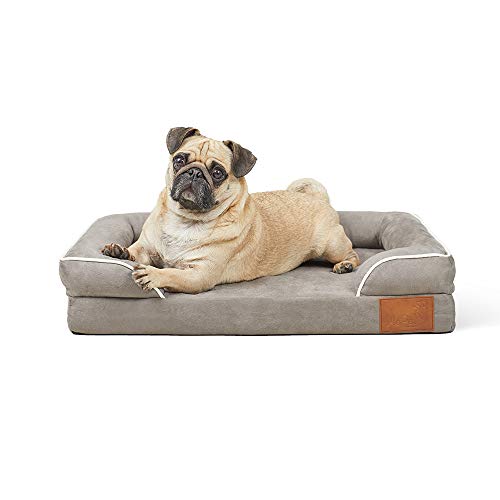 MePet 2.5' Mattress Orthopedic Memory Foam Dog Bed Lounge Sofa for Small Dog with Chew Proof 100%...