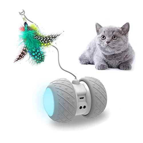 PetDroid Interactive Dog Ball Toys,Durable Motion Activated Automatic Rolling Ball Toys for...