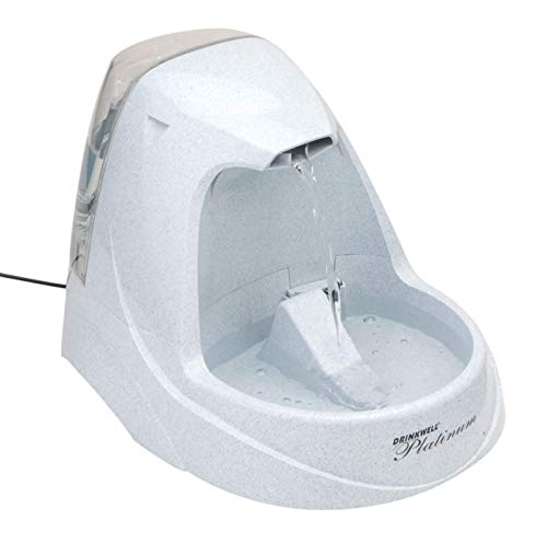 PetSafe Drinkwell Platinum Dog and Cat Water Fountain, Automatic Drinking Fountain for Pets, 168...