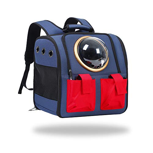 Aurora Borealis Portable Pet Backpack, Waterproof Space Capsule Pet Travel Carrier Breathable Pet...