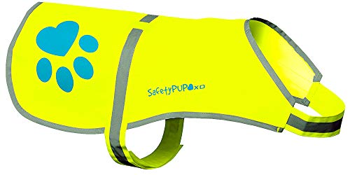SafetyPUP XD Urban Dog Reflective Vest. Our Fluorescent Hi-Visibility Dog Jacket in Multi-Colors...