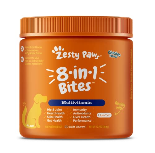 Multifunctional Supplements for Dogs - Glucosamine Chondroitin for Joint Support with Probiotics for...