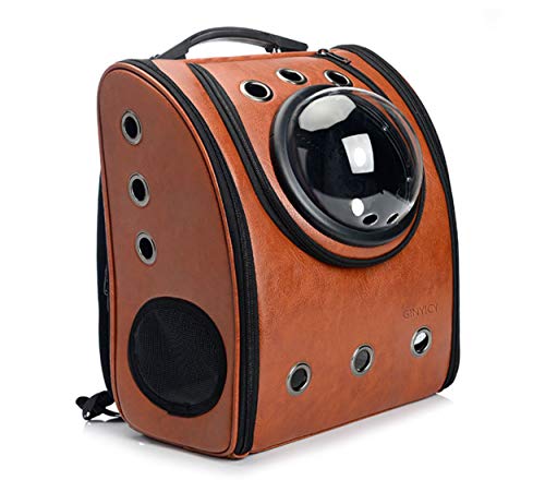 GINYICY Portable Travel Pet Carrier Backpack,Space Capsule Bubble Design,Waterproof Handbag Backpack...