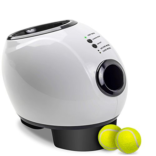 Paws & Pals Automatic Dog Ball Launcher Toy – Interactive Throw and Fetch Mini Tennis Balls...