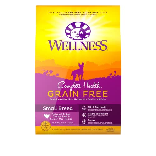 Wellness Complete Health Grain-Free Small Breed Dry Dog Food, Natural Ingredients, Made in USA with...