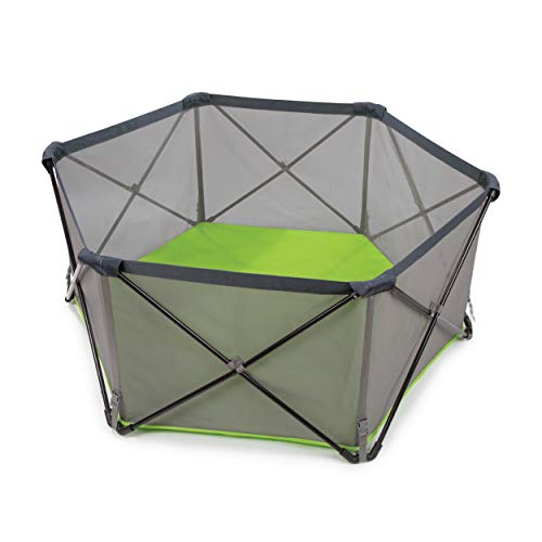 Summer Pop ‘n Play Portable Playard, Green - Lightweight Play Pen for Indoor and Outdoor Use -...