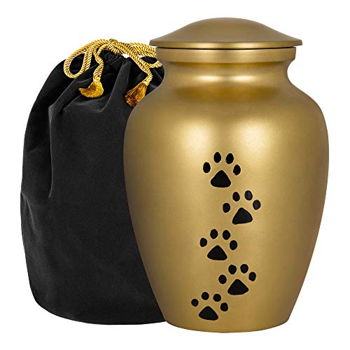 Trupoint Memorials Pet Urns for Dogs & Cats Ashes - Large Pet Urns for Dogs Ashes with Engraved...