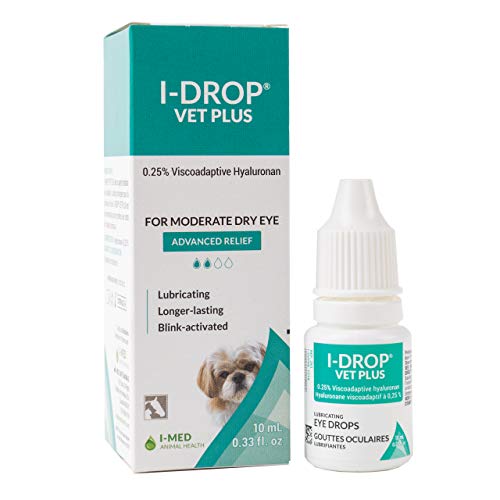 I-DROP VET PLUS: Pet Eye Drops for Dogs | Lubricate Acute/Seasonal Dry Eyes | Superior Comfort |...